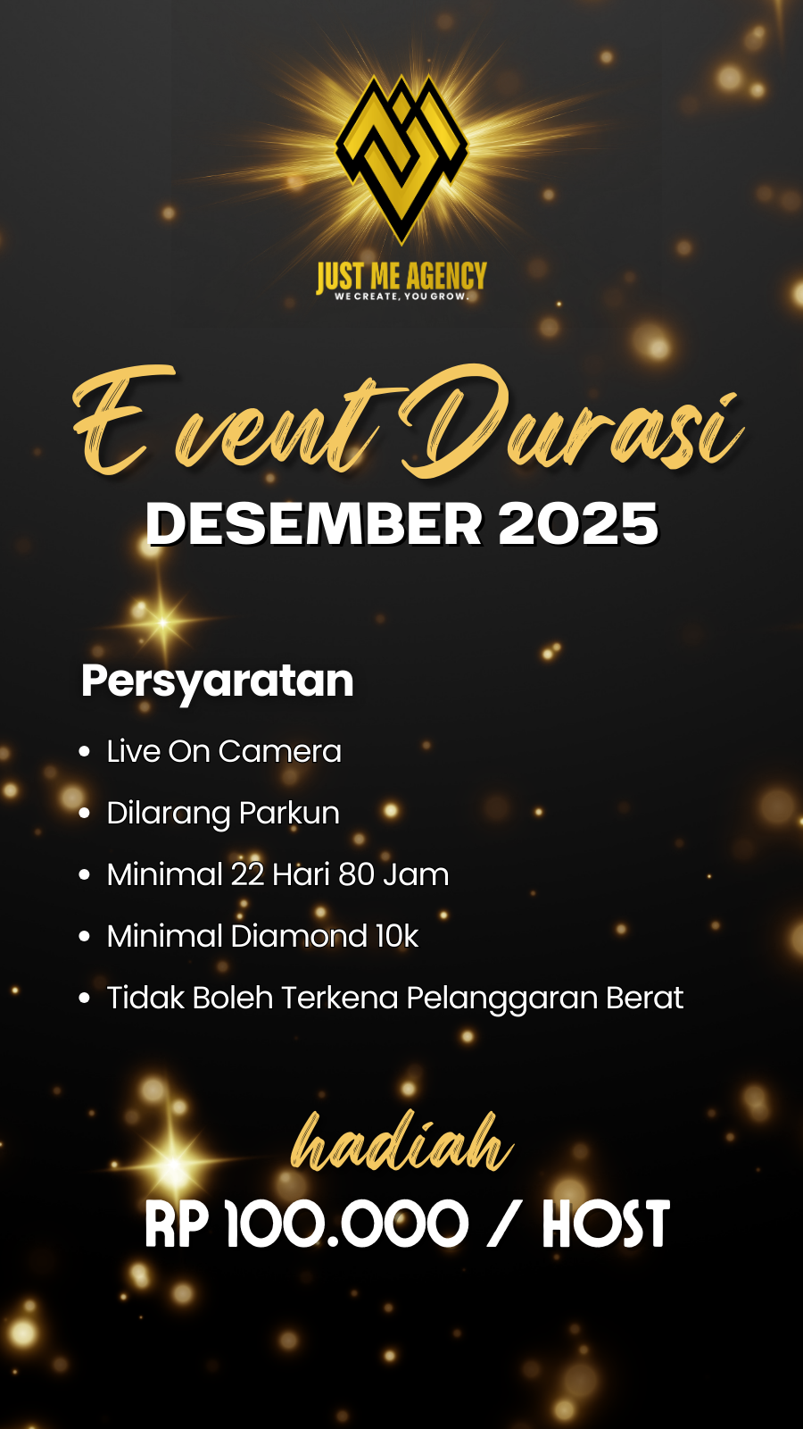 EVENT DURASI DESEMBER 2025