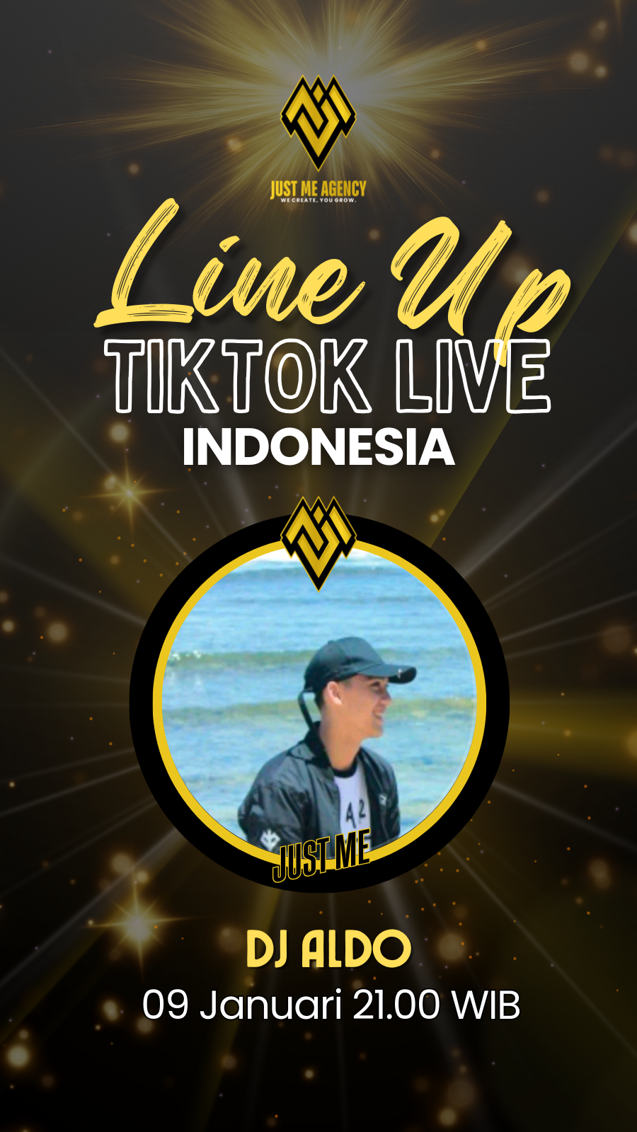 LINE UP TIKTOK LIVE DJ ALDO