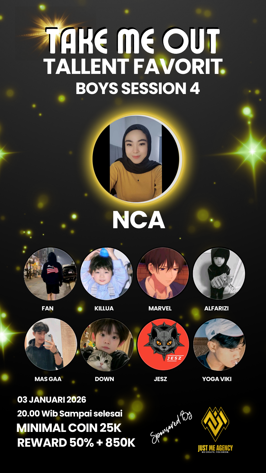 TAKE ME OUT TALLENT FAVORIT BOYS SESSION 4