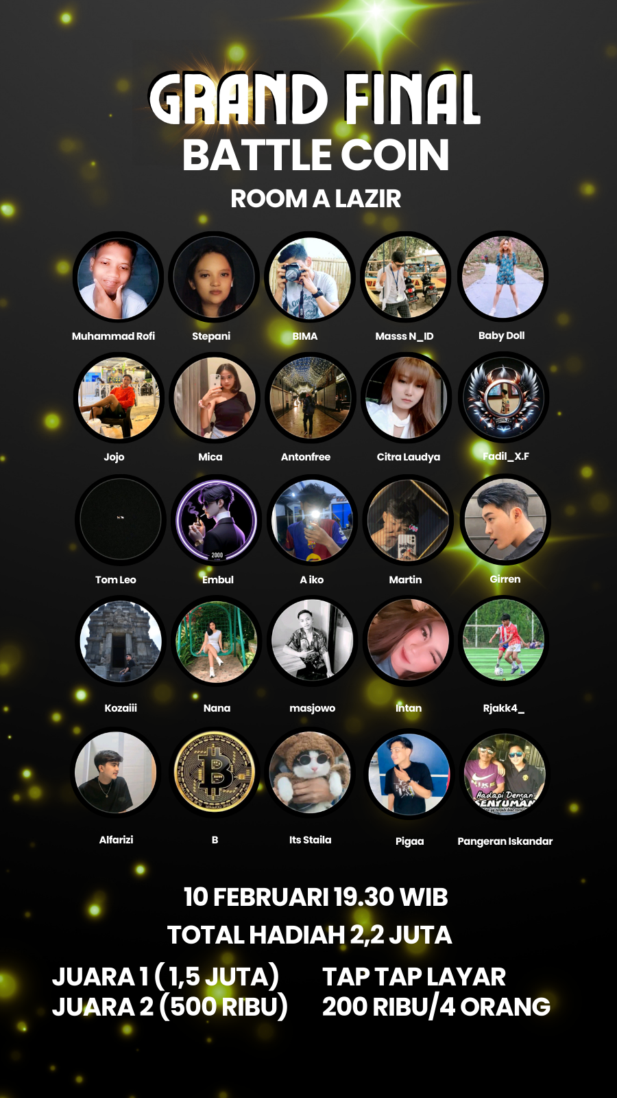 BATTLE COIN ROOM A LAZIR