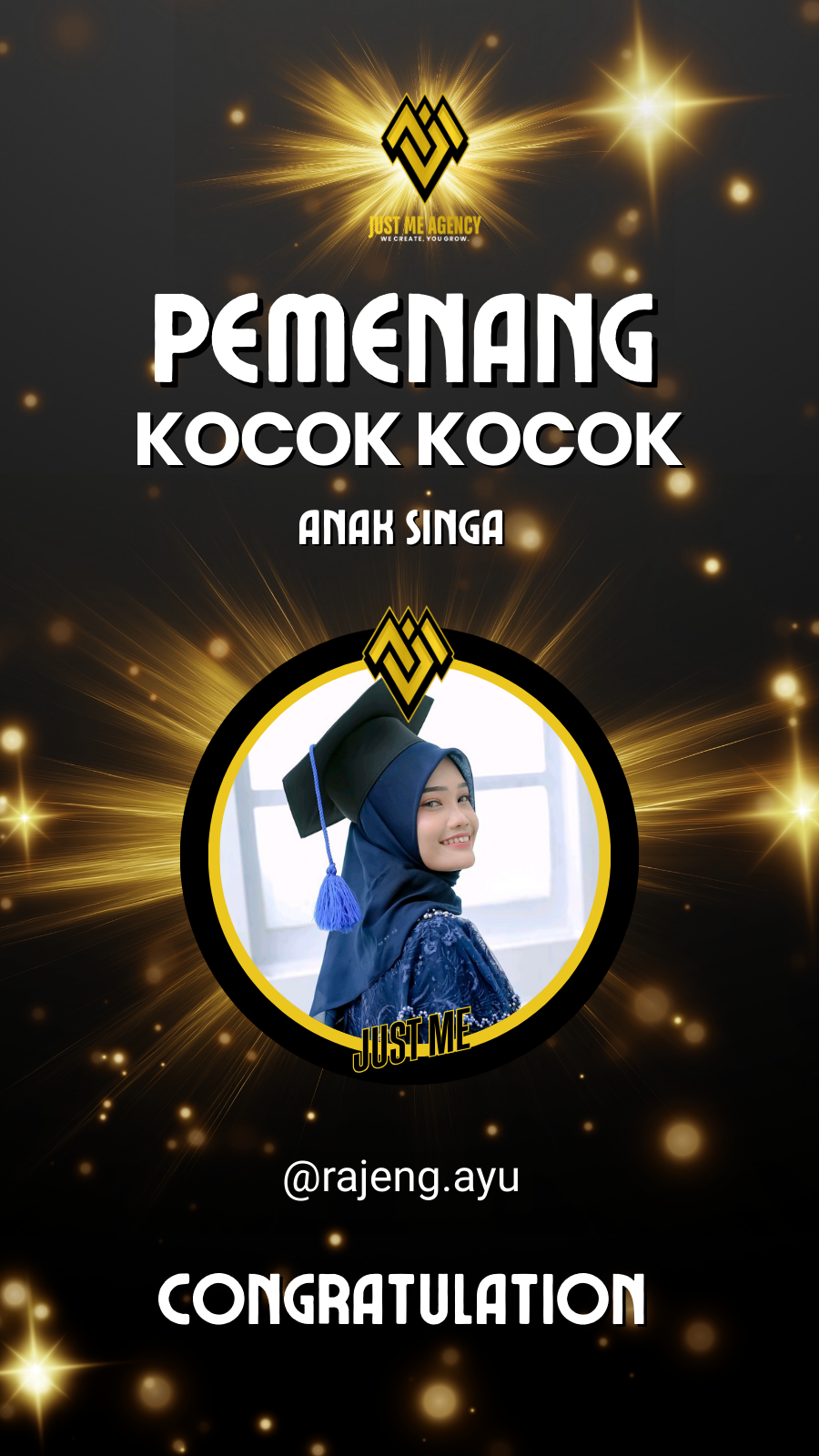 PEMENANG EVENT KOCOK KOCOK 1 ANAK SINGA DESEMBER 2026